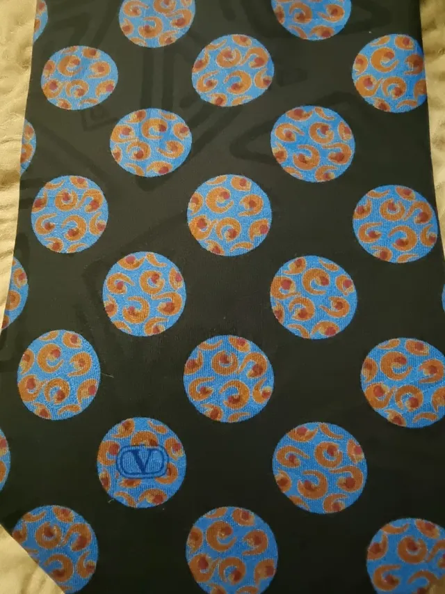 Cravatta Valentino Garavani seta pois