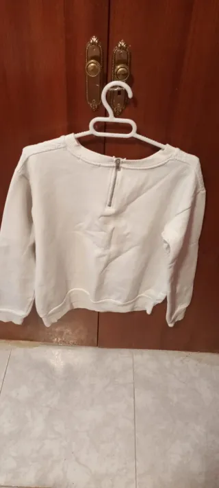 Sudadera Blanca Mujer Concert Pass London