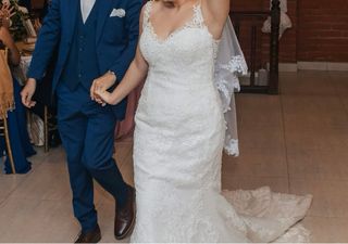 Vestido de Novia Aire Barcelona Sirena Encaje