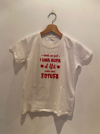 Camiseta niño talla 8-10 AMB UN PET I UNA BUFA