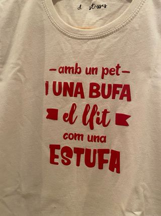 Camiseta niño talla 8-10 AMB UN PET I UNA BUFA
