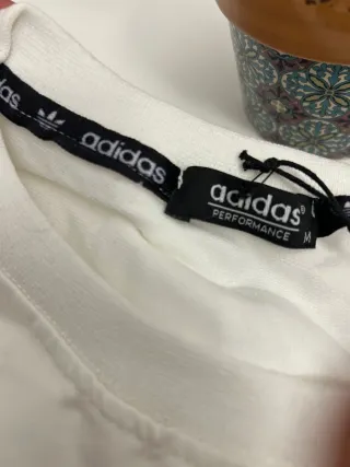 Sudadera Adidas Blanca Talla M