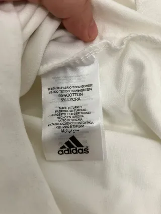 Sudadera Adidas Blanca Talla M