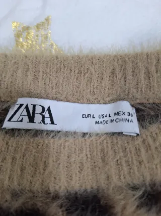 Jersey Zara pelo Talla L