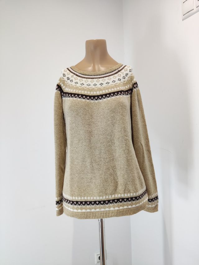 Jersey de punto con estampado Fair Isle
