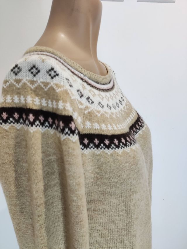Jersey de punto con estampado Fair Isle