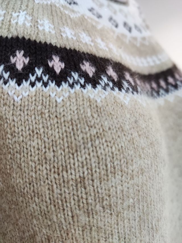 Jersey de punto con estampado Fair Isle