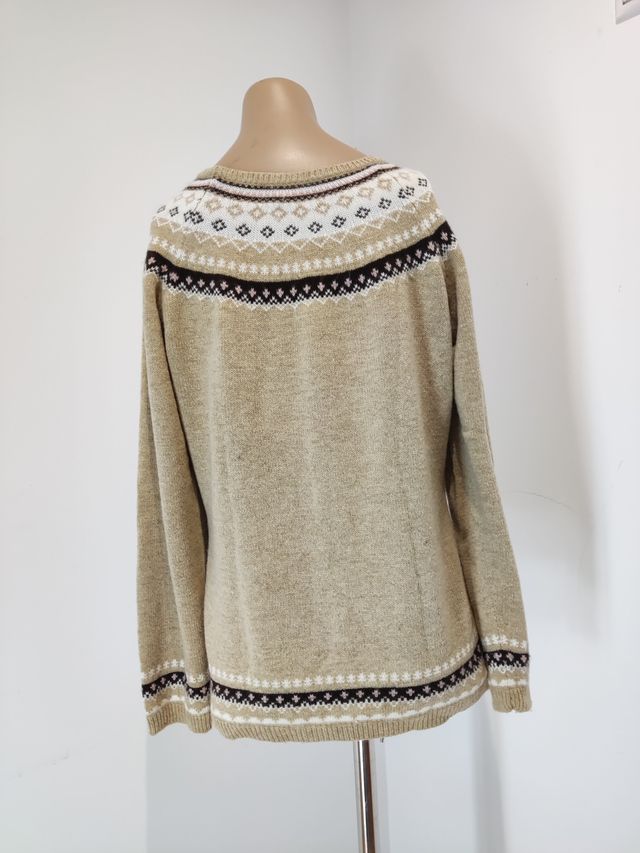 Jersey de punto con estampado Fair Isle