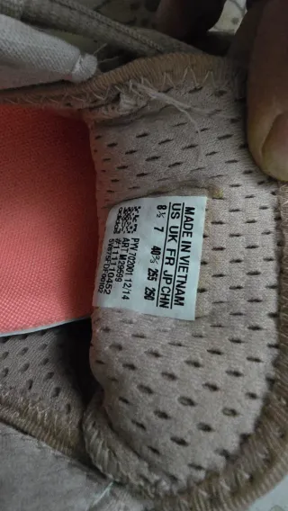 Zapatillas Adidas Beige y Rosa