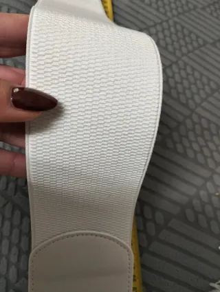 Cintura donna larga fibbia oro