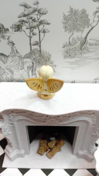 Angioletto decorativo casa delle bambole