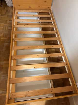 Cama juvenil nórdica con 3 cajones