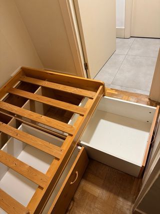 Cama juvenil nórdica con 3 cajones