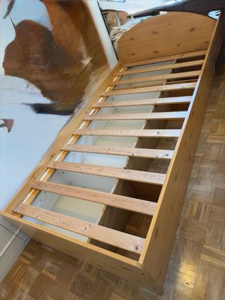 Cama juvenil nórdica con 3 cajones