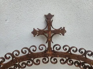 Placa chimenea hierro forjado