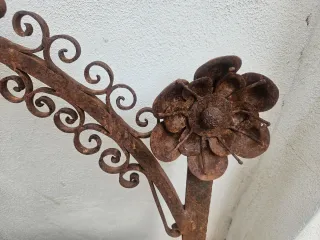 Placa chimenea hierro forjado