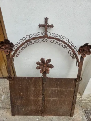 Placa chimenea hierro forjado