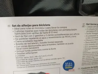 2 Alforjas Crivit Bicicleta Mochilas