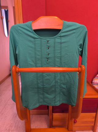 Camiseta manga larga rosa