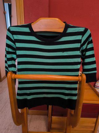 Camiseta manga larga rosa