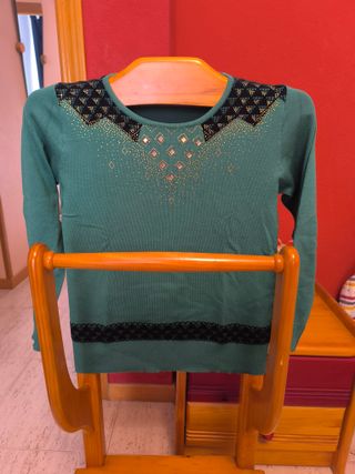 Camiseta manga larga rosa