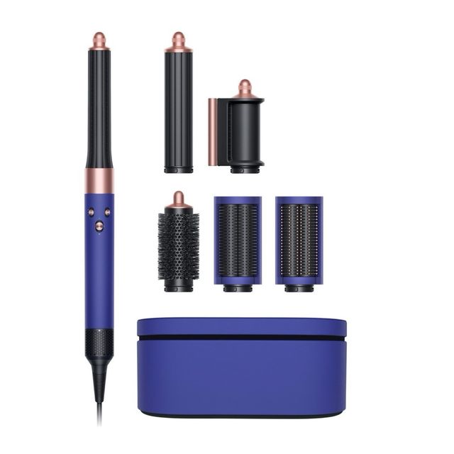 Dyson Airwrap Azul y Dorado