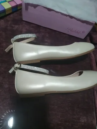 Bailarinas fiesta comunión hebilla brillante