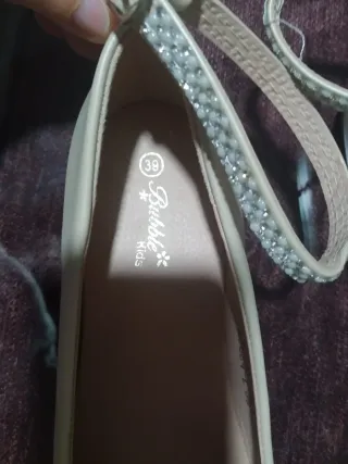 Bailarinas fiesta comunión hebilla brillante