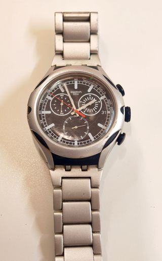 Reloj Swatch Chronograph Aluminio Negro