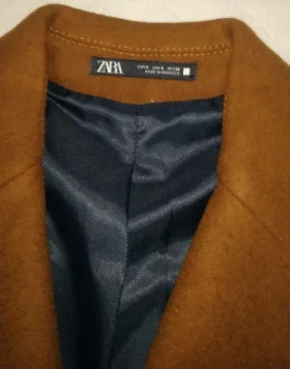 Abrigo Zara Marrón Talla S
