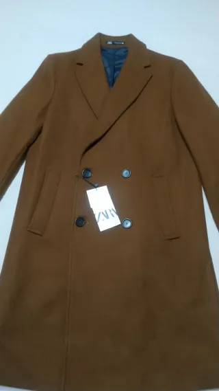 Abrigo Zara Marrón Talla S