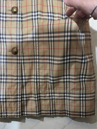 Chaqueta Burberrys Vintage Cuadros Beige