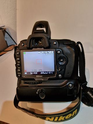 Cámara Nikon D90 + Objetivo 55-200mm VR DX
