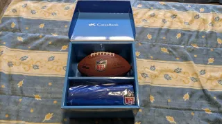 Camiseta NFL + balón junior Wilson oficial.