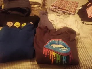 Sudaderas, cinco de varios colores