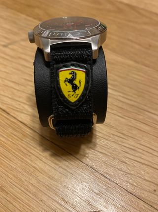 Reloj Ferrari Negro y Plateado