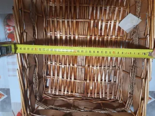 Cesto decorativo vimini 46x35 cm