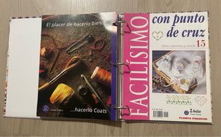 Libro de punto de cruz vintage