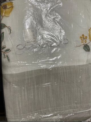 Tovaglia 100% Poliestere Giallo e Bianco