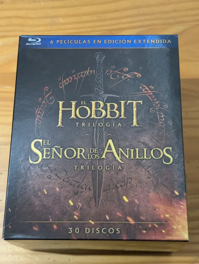 El Hobbit y El Señor de los Anillos Blu-ray