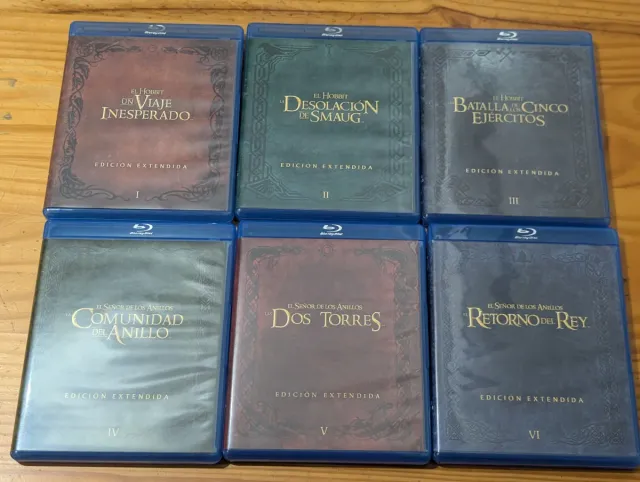 El Hobbit y El Señor de los Anillos Blu-ray