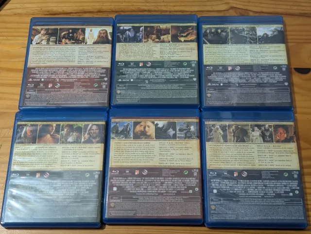 El Hobbit y El Señor de los Anillos Blu-ray