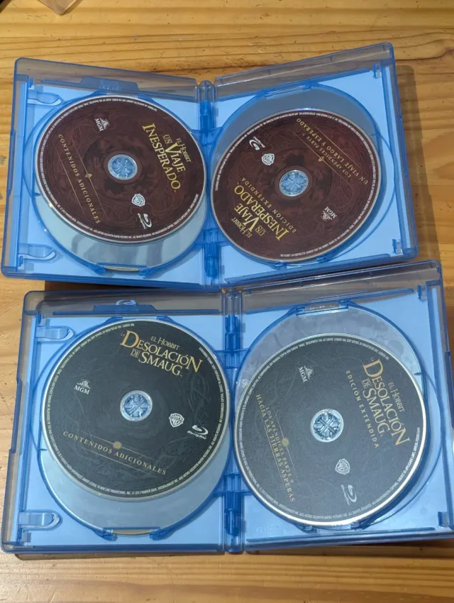 El Hobbit y El Señor de los Anillos Blu-ray