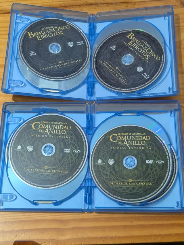 El Hobbit y El Señor de los Anillos Blu-ray