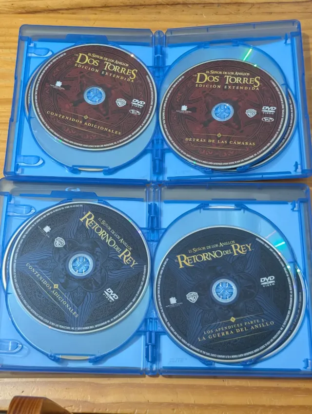 El Hobbit y El Señor de los Anillos Blu-ray