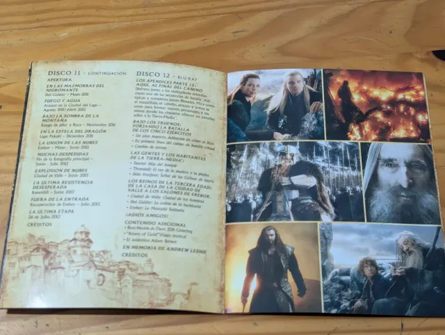 El Hobbit y El Señor de los Anillos Blu-ray