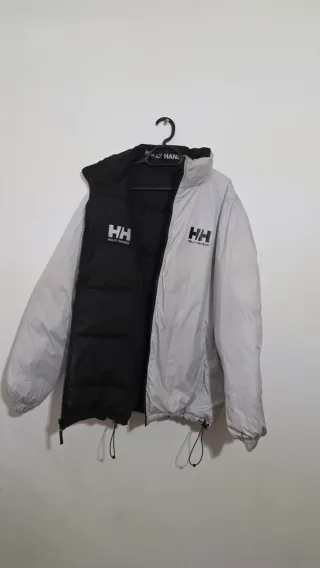 Chaqueta Reversible Helly Hansen Negra/Plata