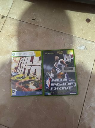 Xbox 360 Full Auto y NBA Inside Drive 2002