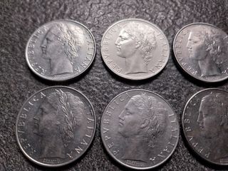 10 Monete da 50 Lire Vulcano 1970-1979 Italia