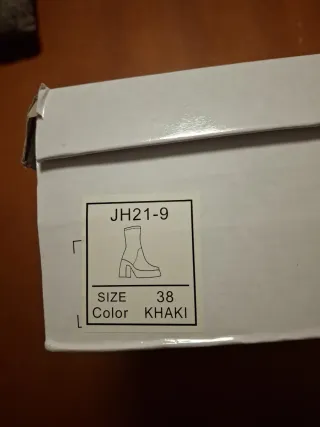 Botas media caña con plataforma